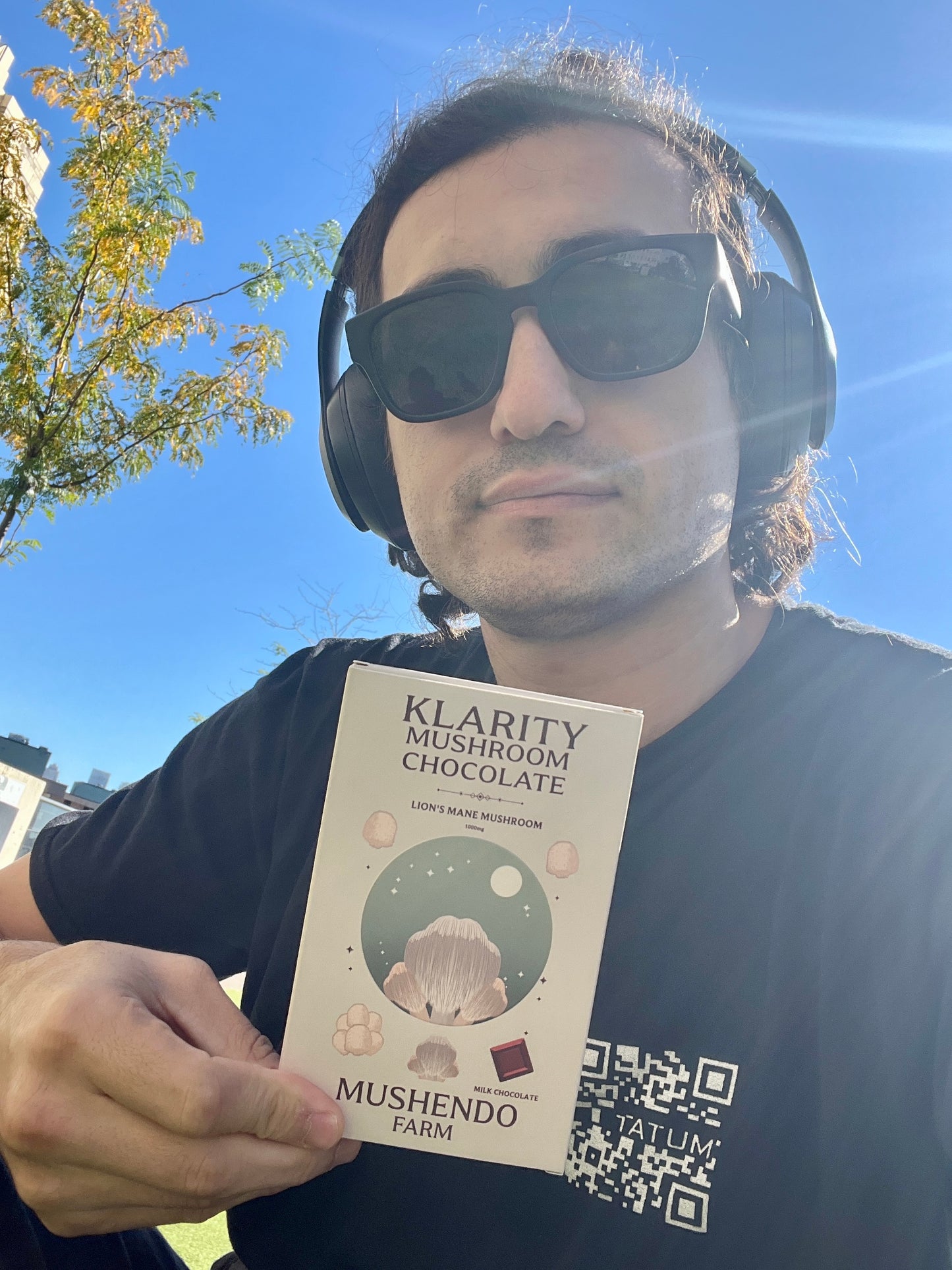 Klarity Mushroom Chocolate - Lion's Mane - Focus, Memory, Mood, Immune & Digestive System - Functional Mushroom & Adaptogen - Nutrition Bar | Mushendo Farm