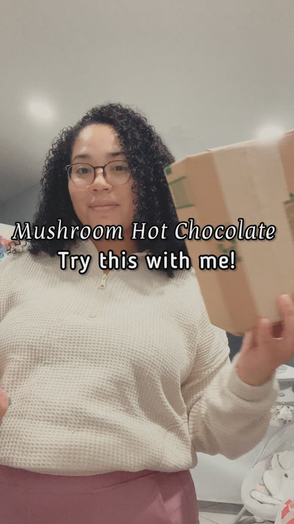 Mushendo 6 Mushroom Cacao | Hot Chocolate | Sugar Free | 3.02 Oz (87.5 G) | 35 Servings